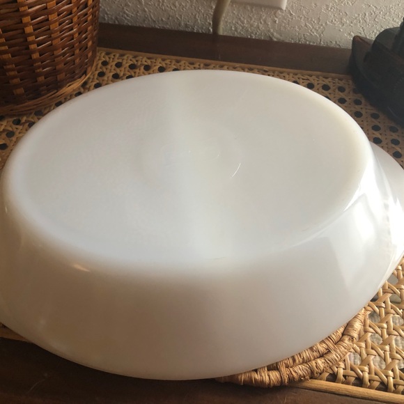 Vintage Glasbake Oval Divided Casserole White USA J2352 - Picture 6 of 11